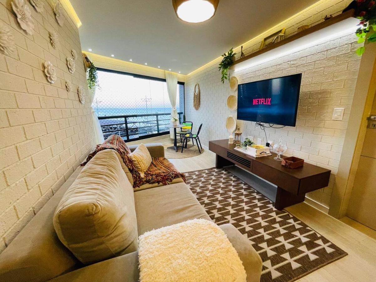 Flat Luxuoso Alto Padrao Frente Mar Com 2 Suites No Iate Plaza Fortaleza  Exterior photo