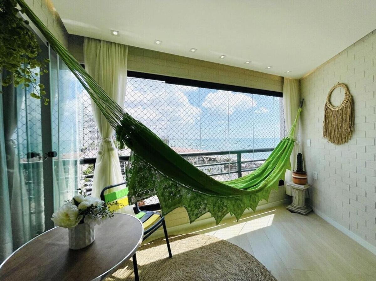 Flat Luxuoso Alto Padrao Frente Mar Com 2 Suites No Iate Plaza Fortaleza  Exterior photo