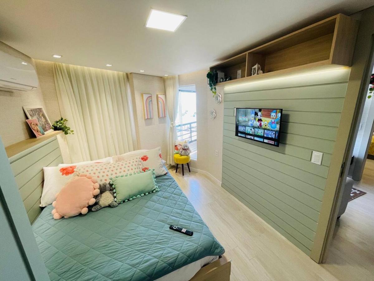 Flat Luxuoso Alto Padrao Frente Mar Com 2 Suites No Iate Plaza Fortaleza  Exterior photo