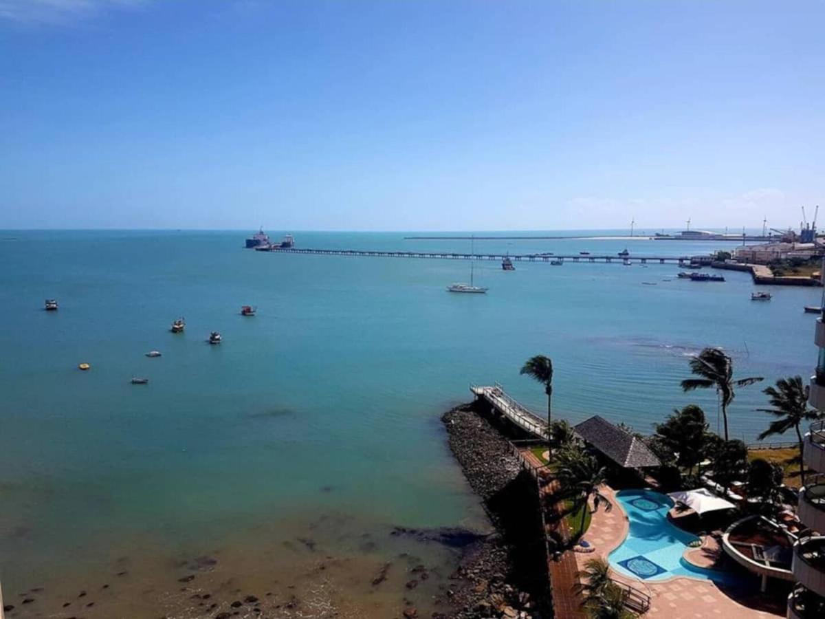 Flat Luxuoso Alto Padrao Frente Mar Com 2 Suites No Iate Plaza Fortaleza  Exterior photo